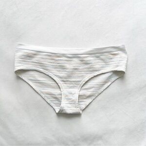 Victoria's Secret Pastel Rainbow Striped Panties - Medium